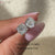 Simple Portuguese cut diamond earrings.