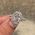 Avideri handmade coffin cut diamond ring.