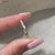 Handmade band with avideri wedding band look.