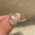 Nature inspired marquise and round diamond ring.
