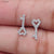 White Gold Earrings, made in classic white gold for a timeless, polished look that suits any occasion.