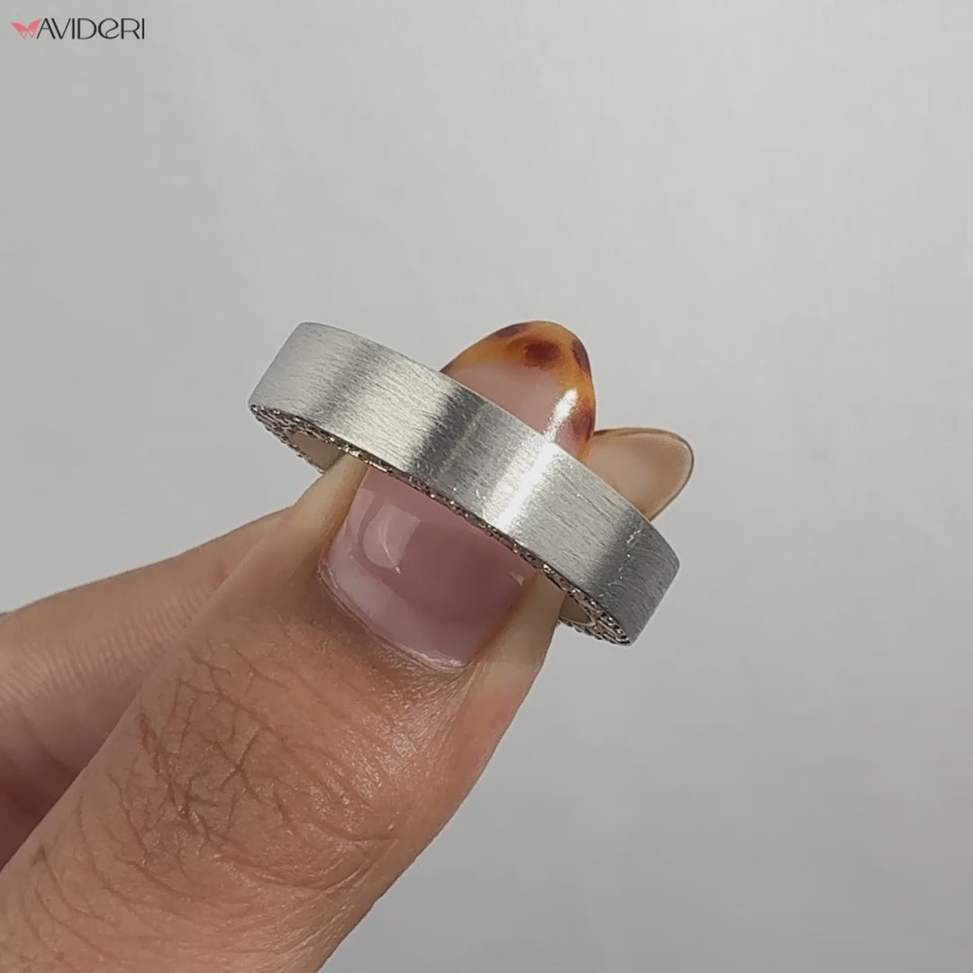 Handmade band showcases exceptional craftsmanship.