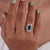 Handmade jewelry featuring a coffin engagement ring for a unique style.