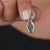 White gold pendant brings brightness and sophistication to every look.