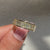 Channel setting band with baguette diamonds.
