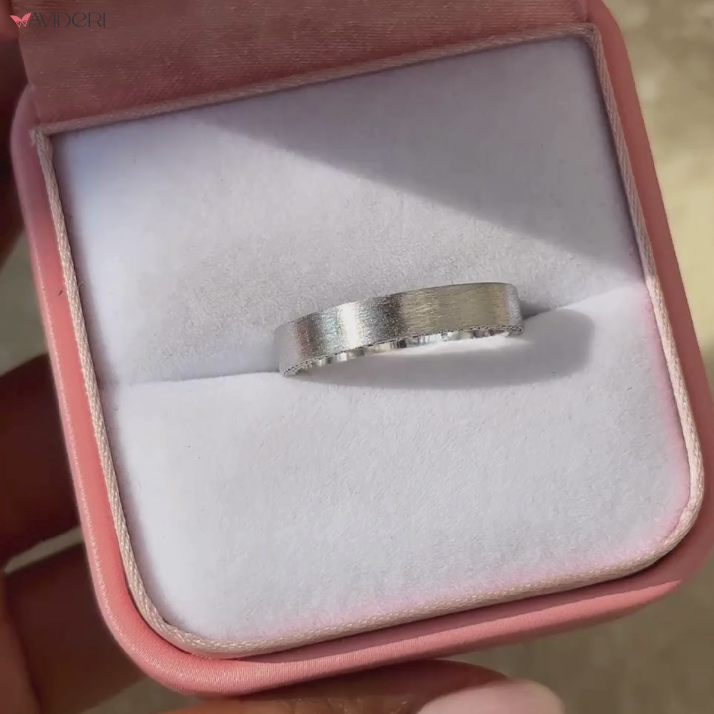 Round Diamond Double Sided Eternity Diamond Ring