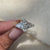 Unique marquise and pear diamond ring by Avideri.
