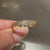 Round diamond wedding band vintage style.

