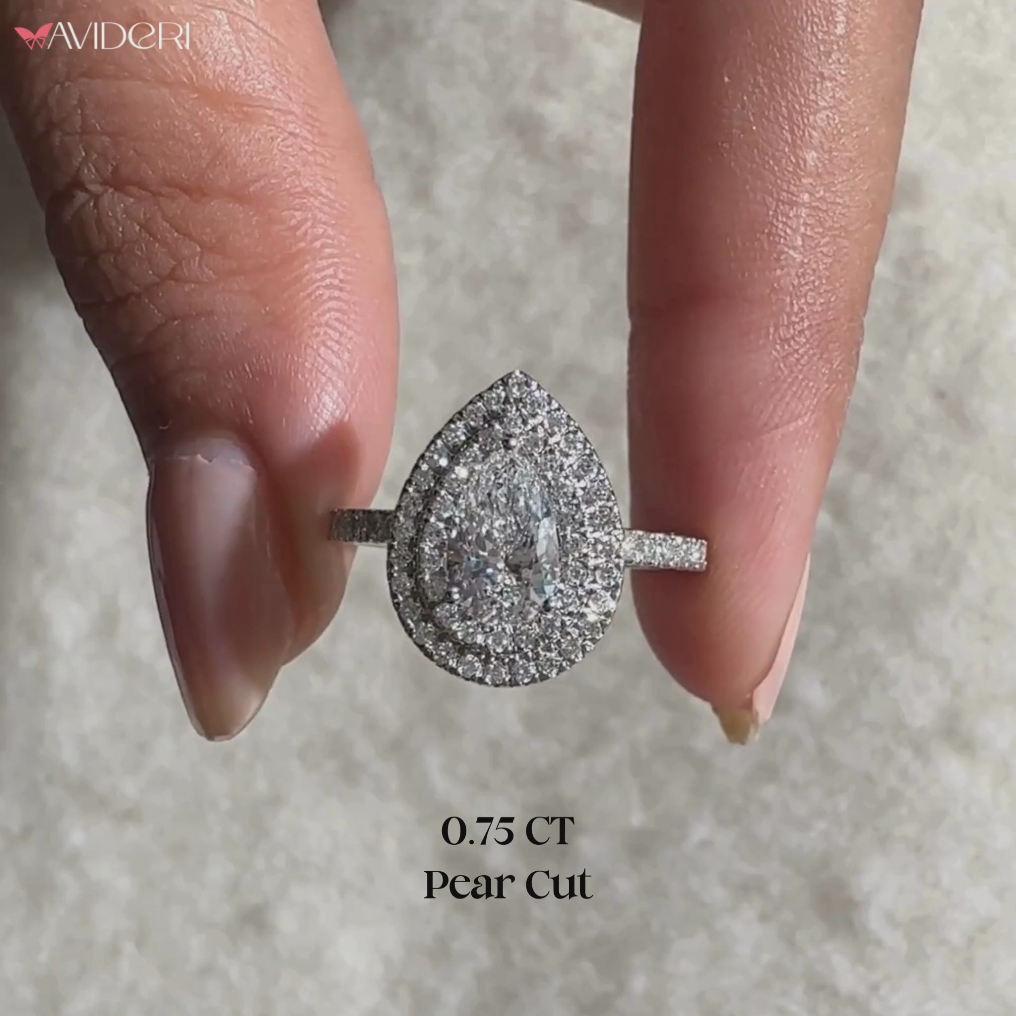 Pear Shaped Engagement Ring
