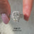 Art deco ring with lab-grown ring.