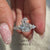 Avideri coffin cut diamond ring with handmade craftsmanship.