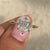 moissanite engagement ring