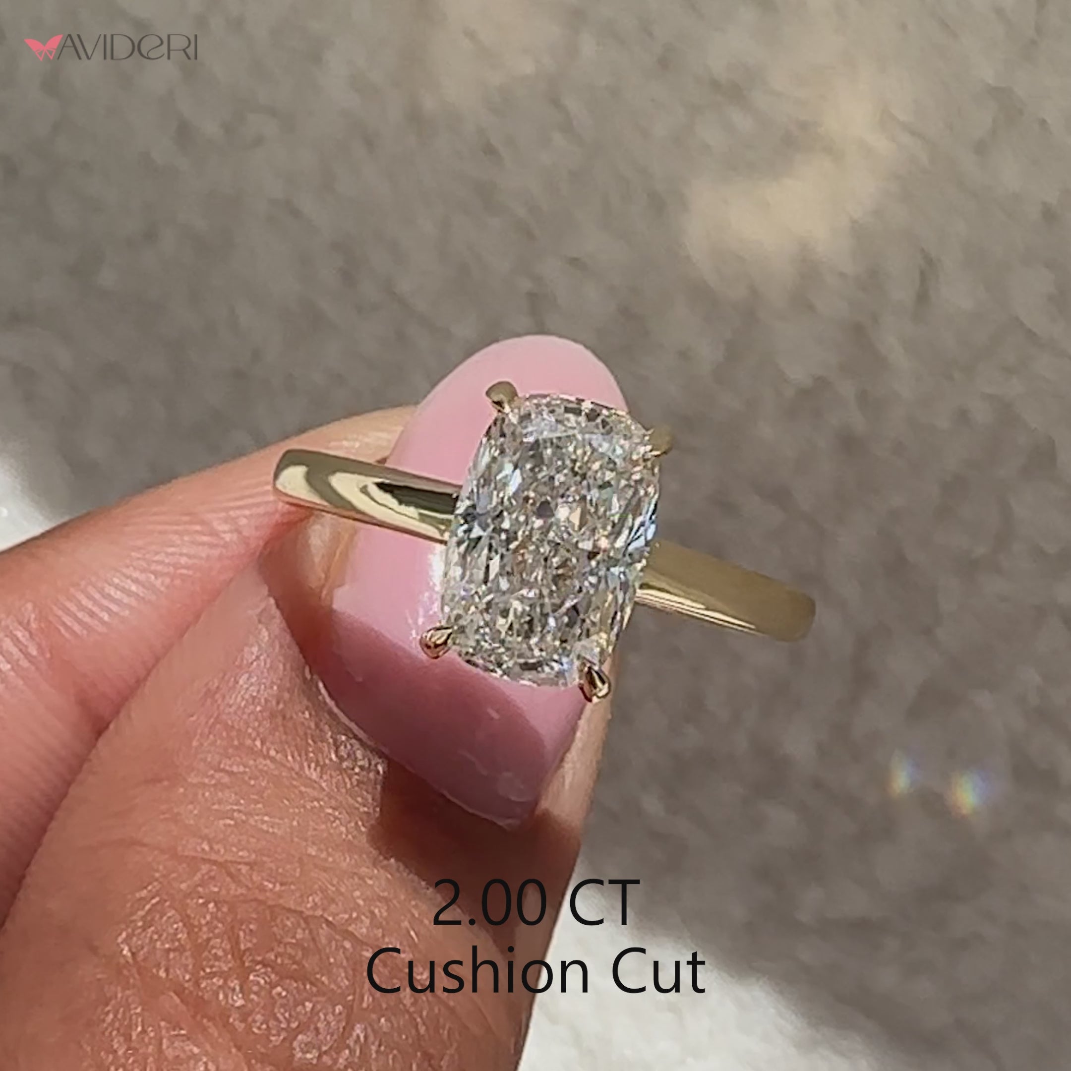 Stunning cushion cut engagement ring featuring a radiant diamond with unmatched sparkle.