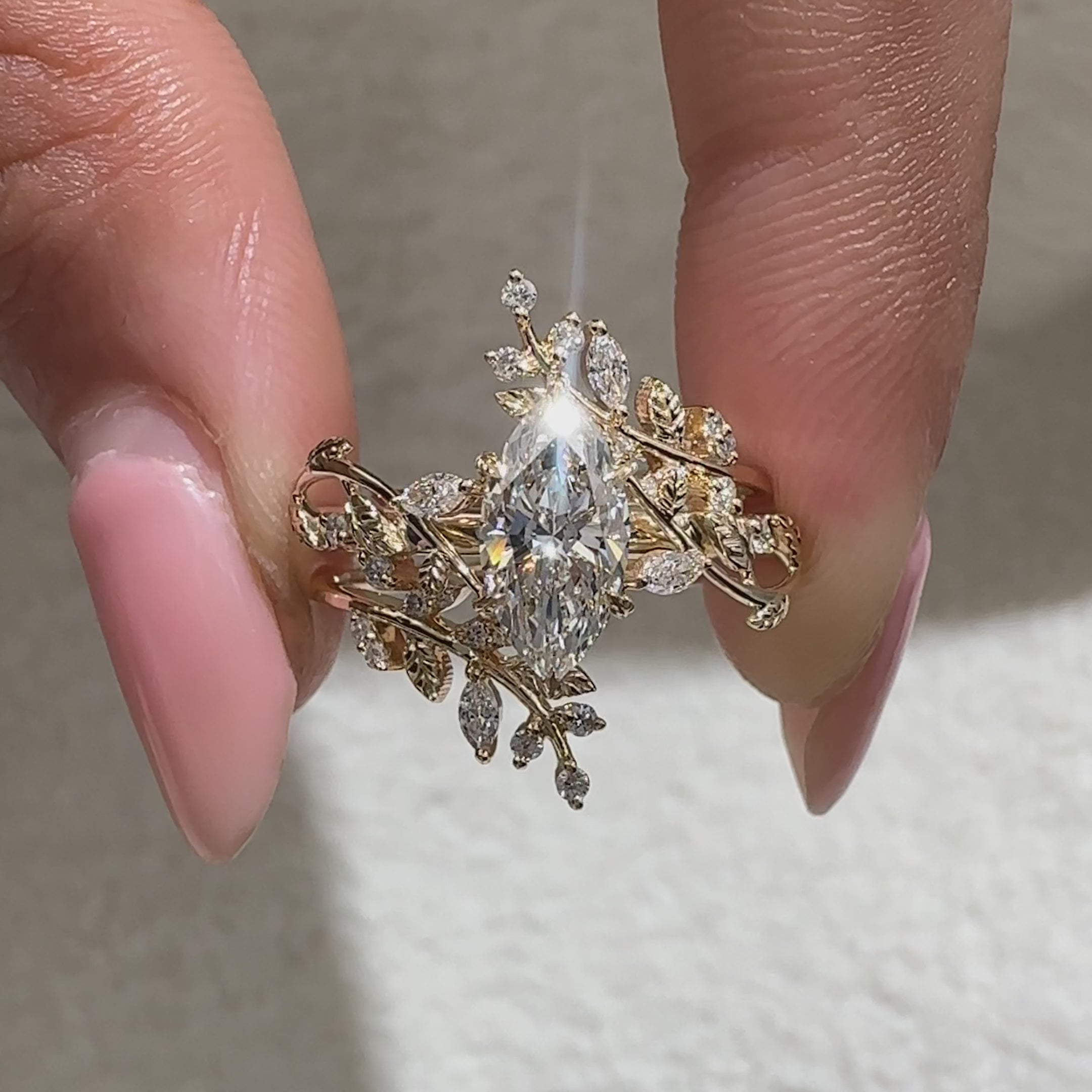 Lab grown diamond enhancer band handmade.
