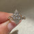 Avideri marquise diamond ring with tulip setting and leaf prongs
