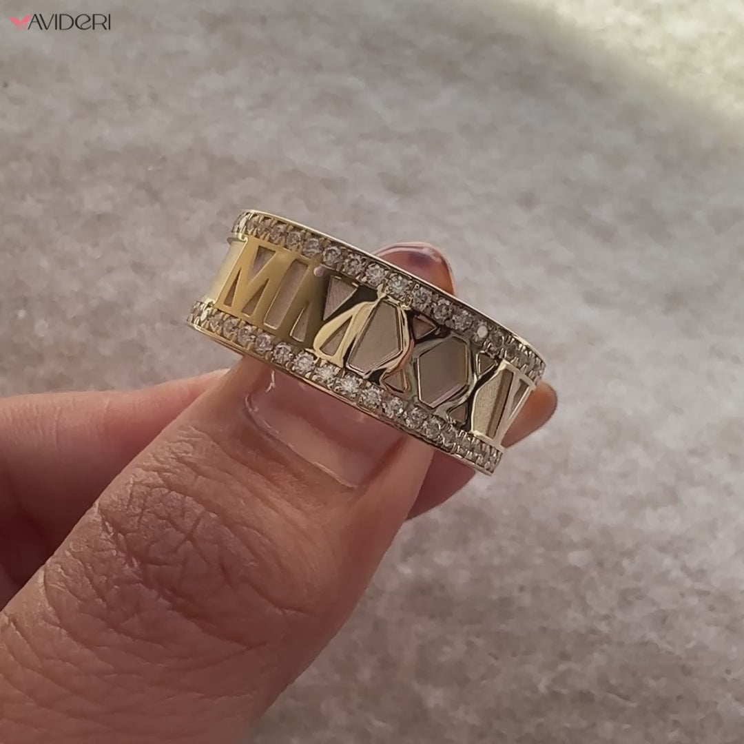 Yellow gold mens ring delivers warmth with classic tone.

