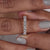 Lab grown diamond wedding band with a sparkling finish.
