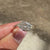 Handmade marquise ring with prong setting.
