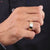 Gifts for Him, including a unique men's moissanite wedding ring.
