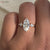 Marquise cut diamond ring, marquise shaped diamond, handmade jewelry
