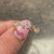 Handmade nature inspired curved wedding band by Avideri.