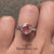 Solitaire diamond engagement ring with lab grown diamond.