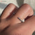 The Avideri wedding band reflects modern elegance with style.