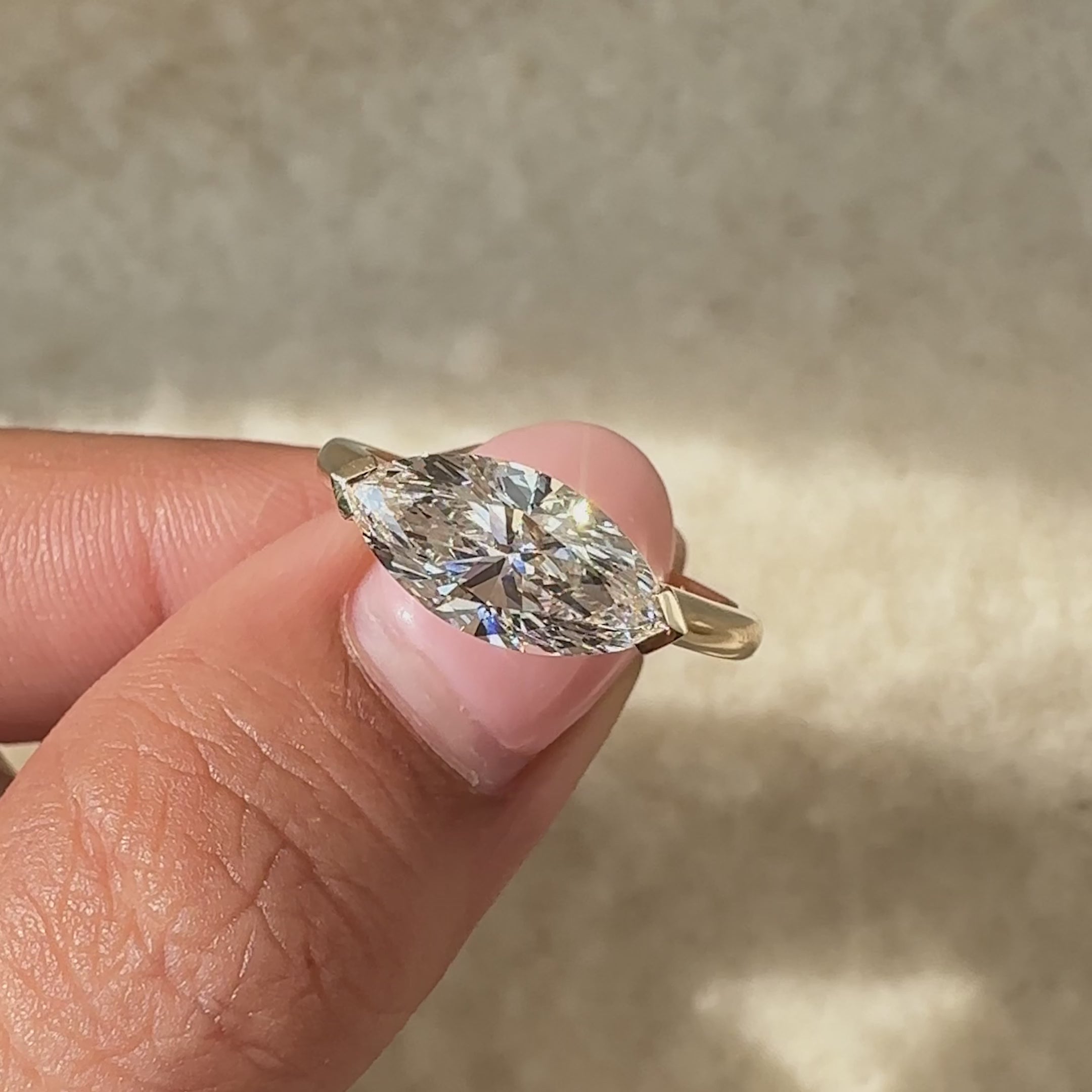 IGI certified with avideri engagement ring.