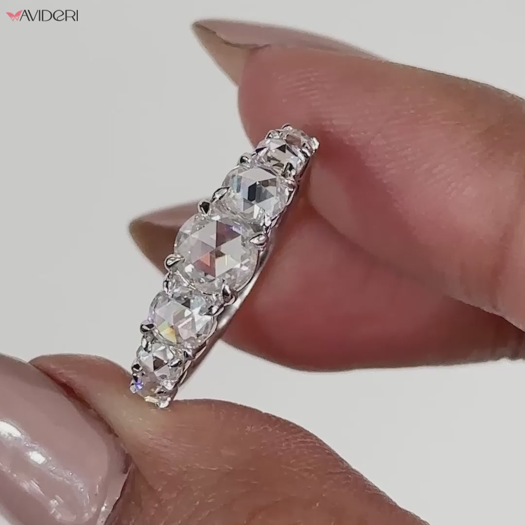 7 stone wedding band with buy diamond band.