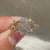 Handmade lab grown coffin diamond ring.
