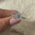 IGI certified lab grown diamond white gold ring.