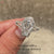 Avideri handmade coffin cut diamond ring.