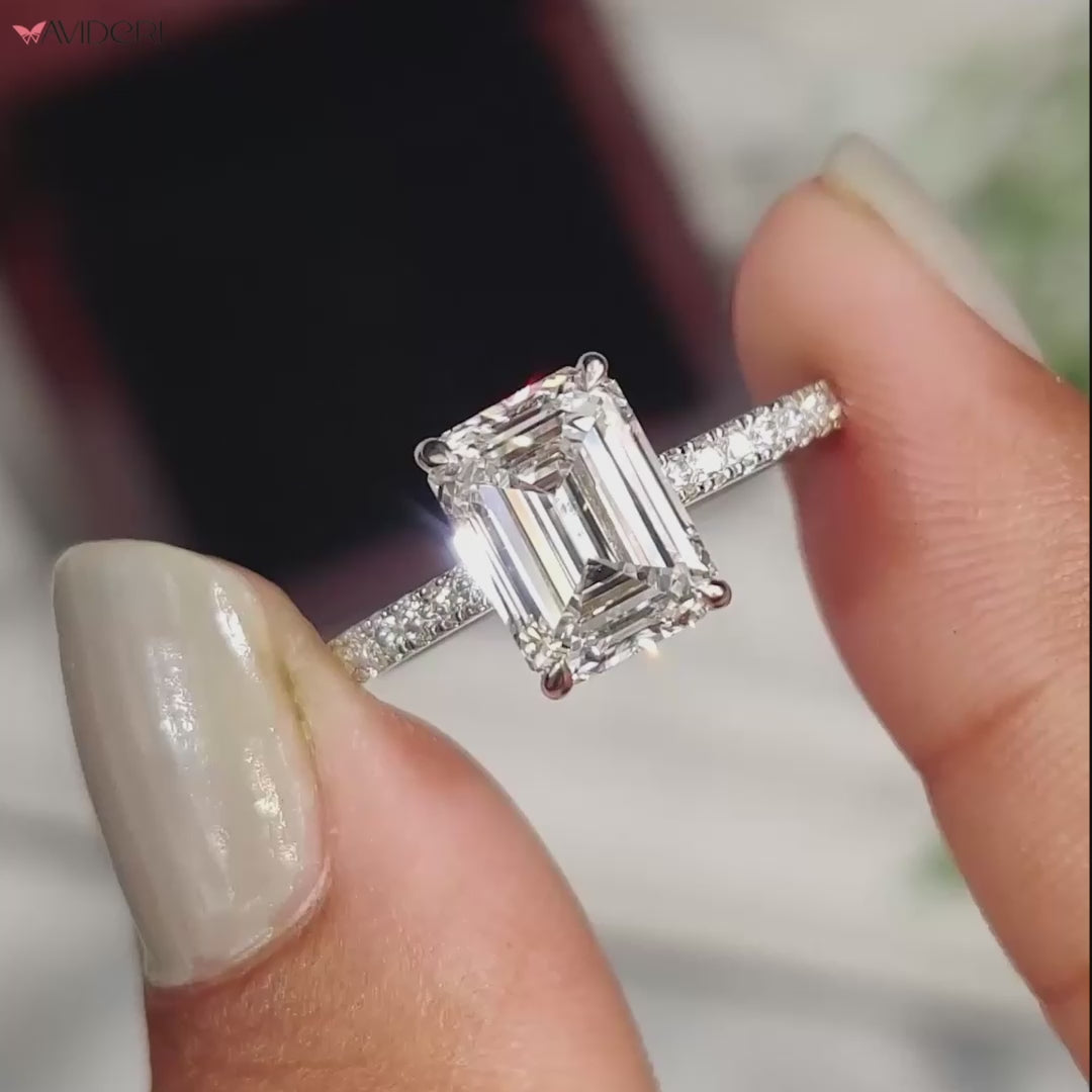 Emerald Cut Engagement Ring