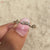 Avideri handmade nature inspired wedding band.