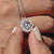 White gold pendant made to pair with any outfit.