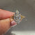 Handmade marquise diamond ring solitaire style.