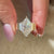 Dutch marquise diamond ring with elegant tapered band.

