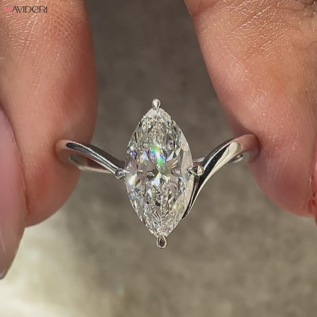 Unique engagement ring from avideri ring collection.