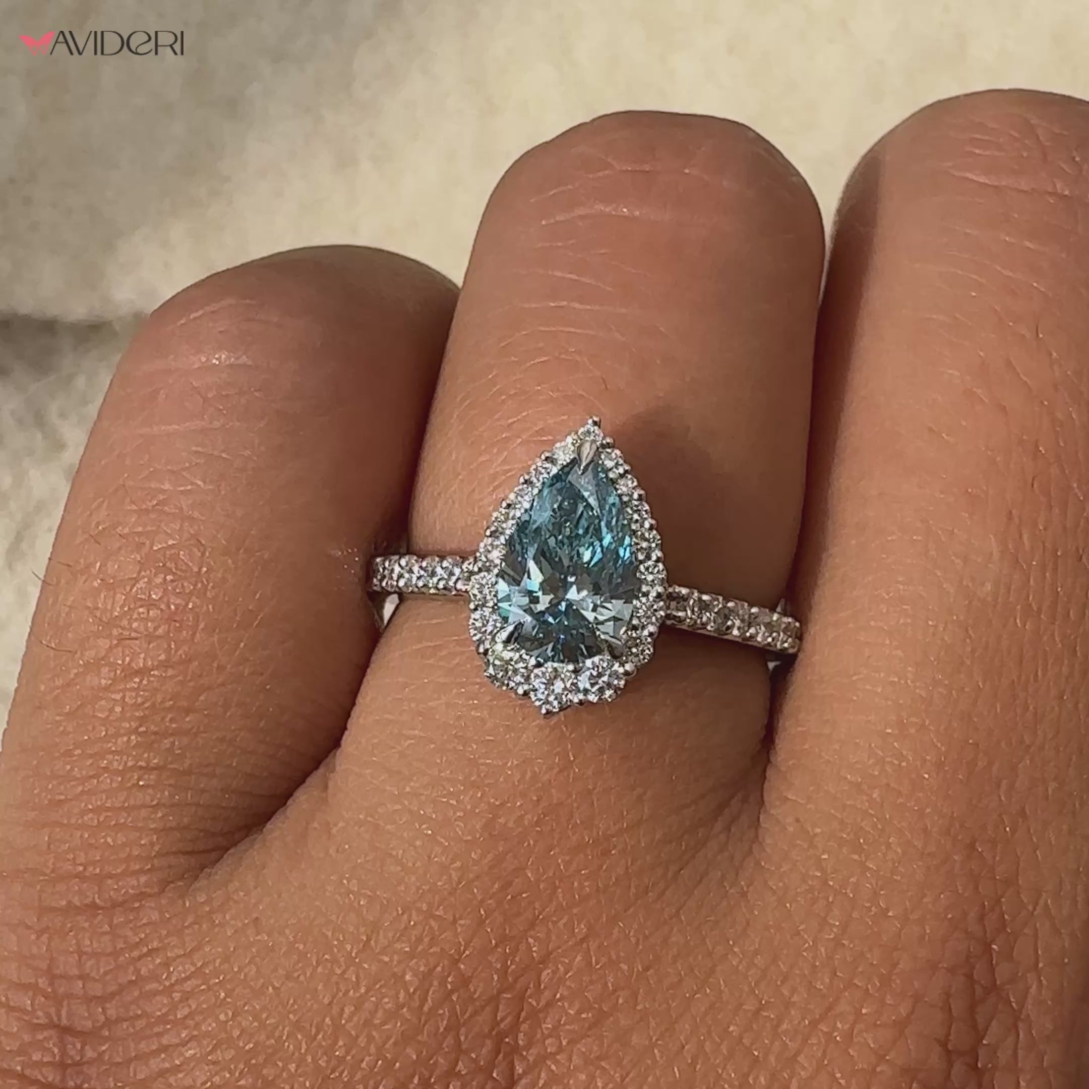 Avideri engagement ring combining artistry and elegance for lasting memories.