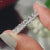 Princess cut eternity band featuring sparkling diamonds.
