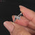 Round diamond ring with an IGI-certified stone.
