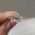Handmade lab grown pear diamond ring with basket design