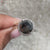 Black Round Rose Cut Moissanite Engagement Ring in Gold