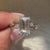 Marquise cut diamond ring with round diamond pave.

