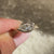 Handmade marquise ring with solitaire style.
