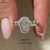 White gold bridal set with lab grown diamonds.