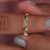 Diamond distance band featuring sparkling diamonds.
