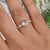 Cushion cut ring diamond in a sleek design perfect for every special moment.