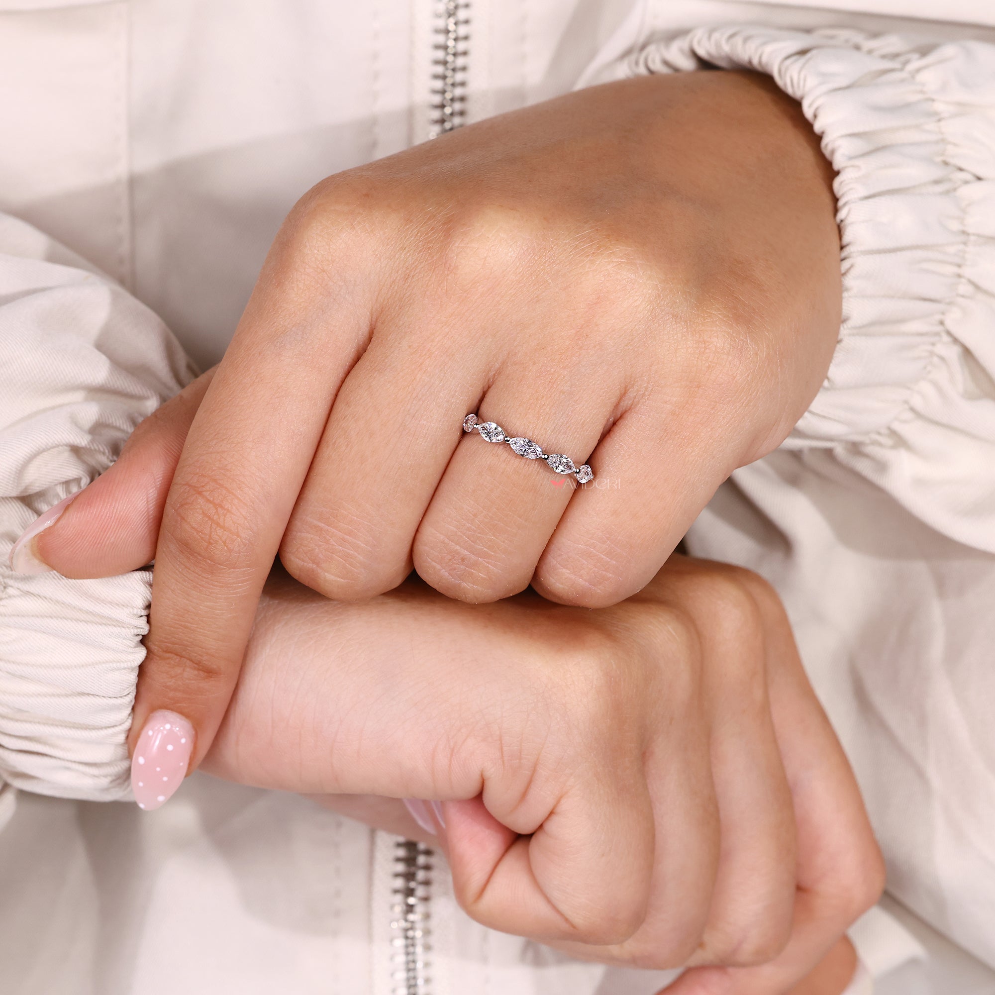 Buy a wedding band with custom wedding band option.