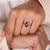 A vintage-inspired Dutch marquise engagement ring with a cathedral setting.
